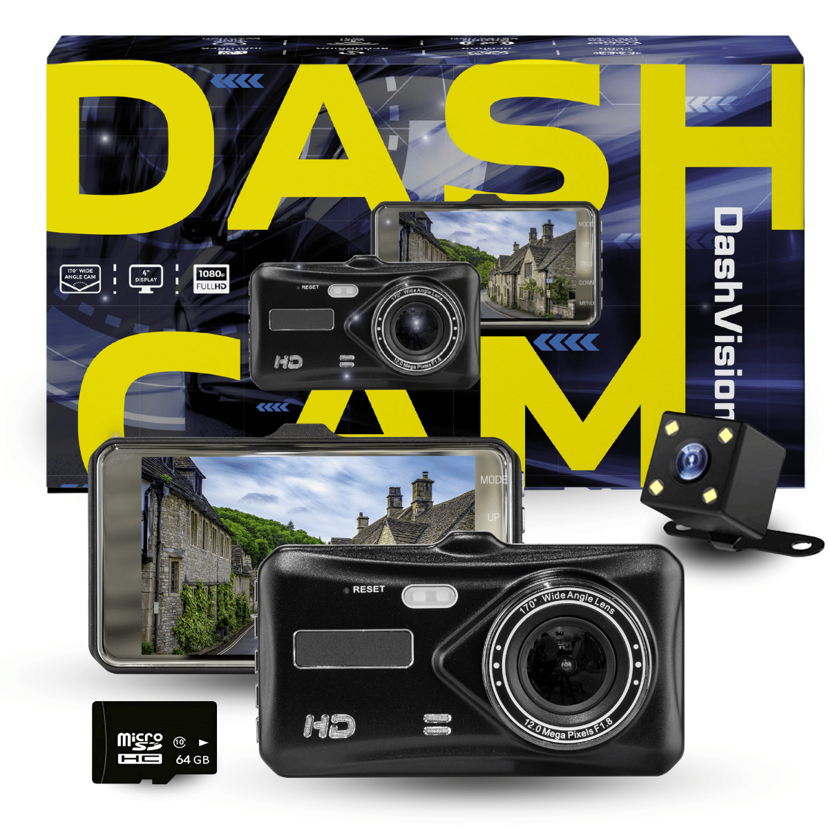 Dashcam Pro (Front & Rear) *Best Seller* JDP4