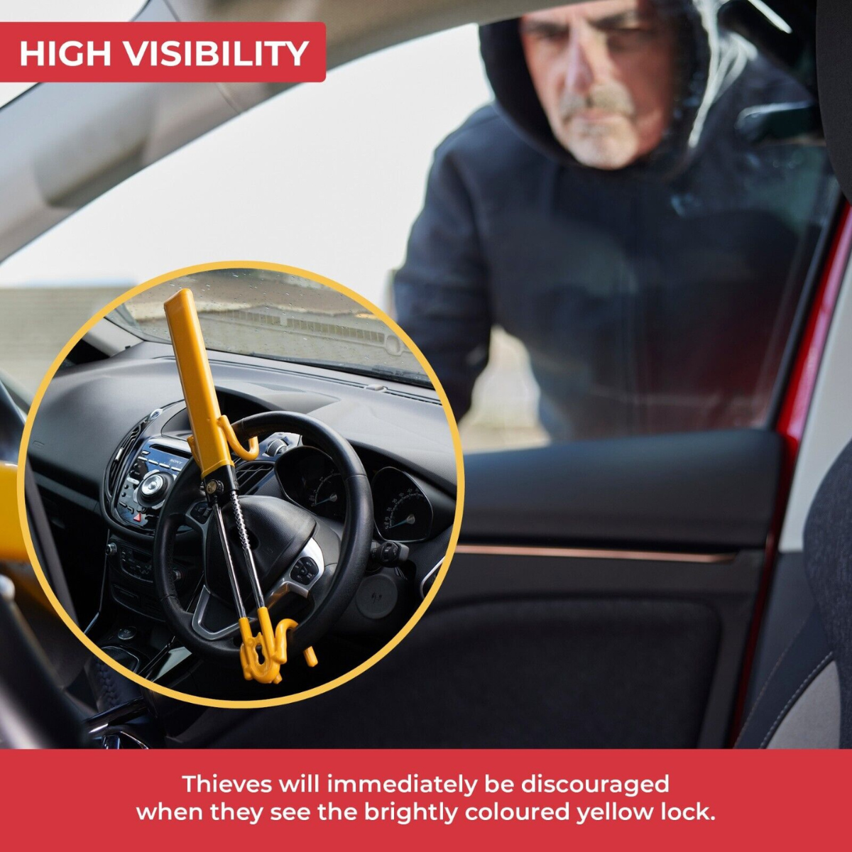 Car Steering Wheel Lock (Anti-Theft) DP9