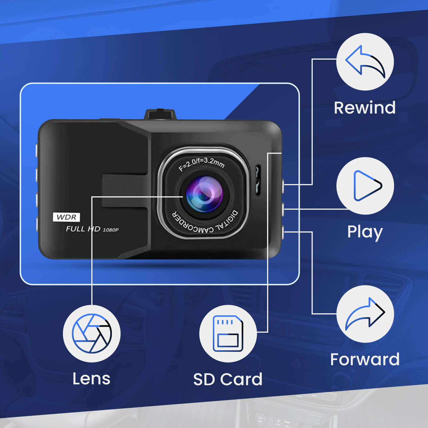 Dashcam Lite (Front Only) | DashVision DP11