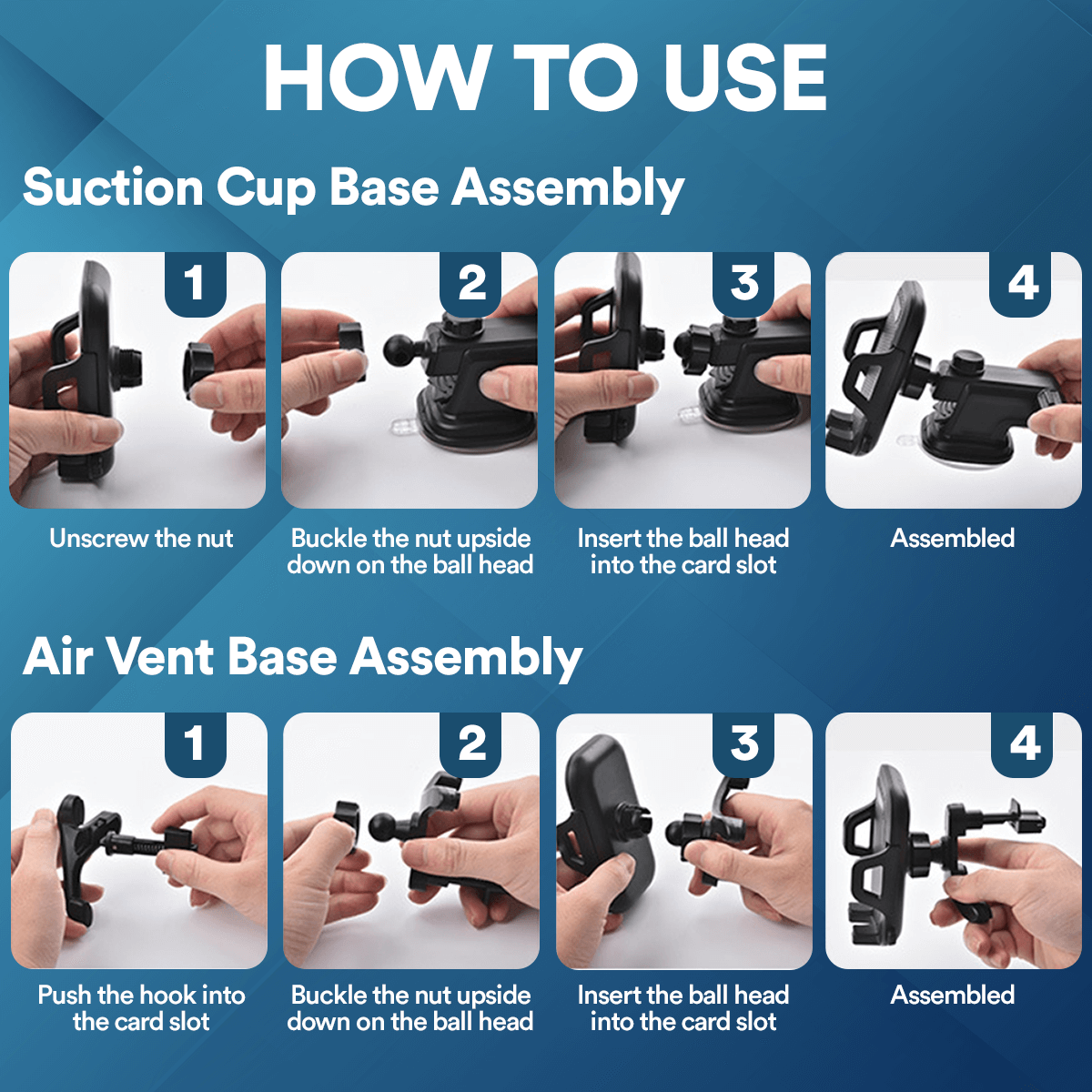 360° Rotation Car Phone Holder