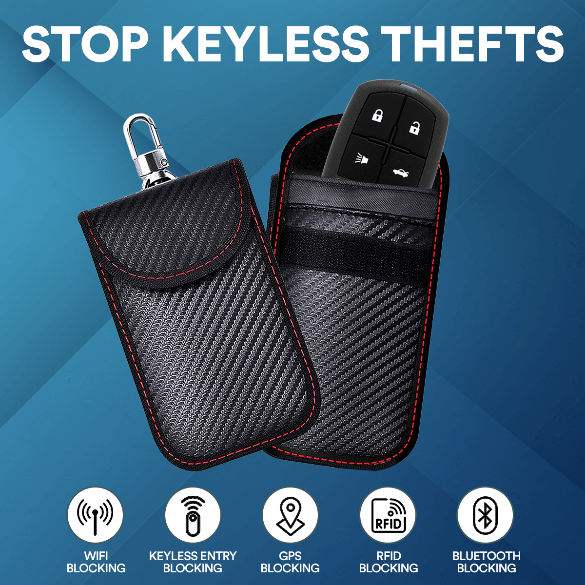 RFID Car Key Signal Blocker Pouch