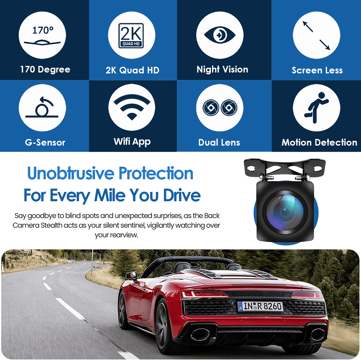 Dashcam Stealth JDP4