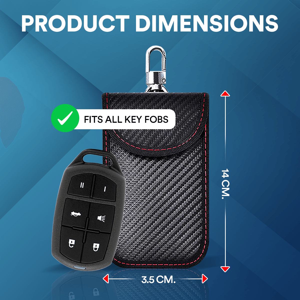 RFID Car Key Signal Blocker Pouch