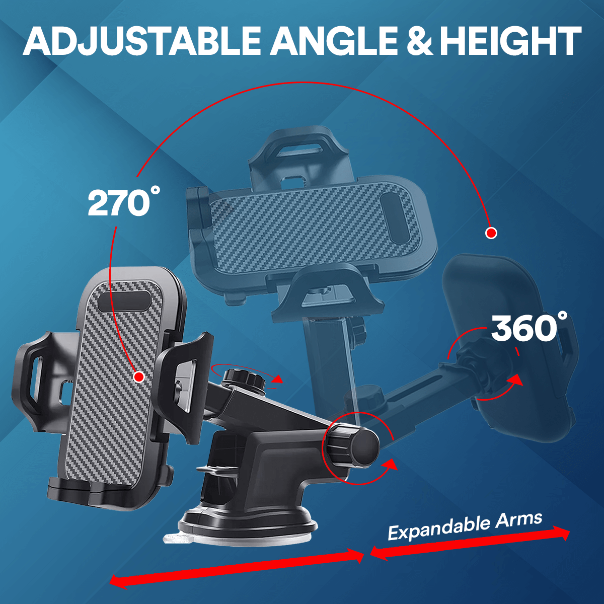 360° Rotation Car Phone Holder