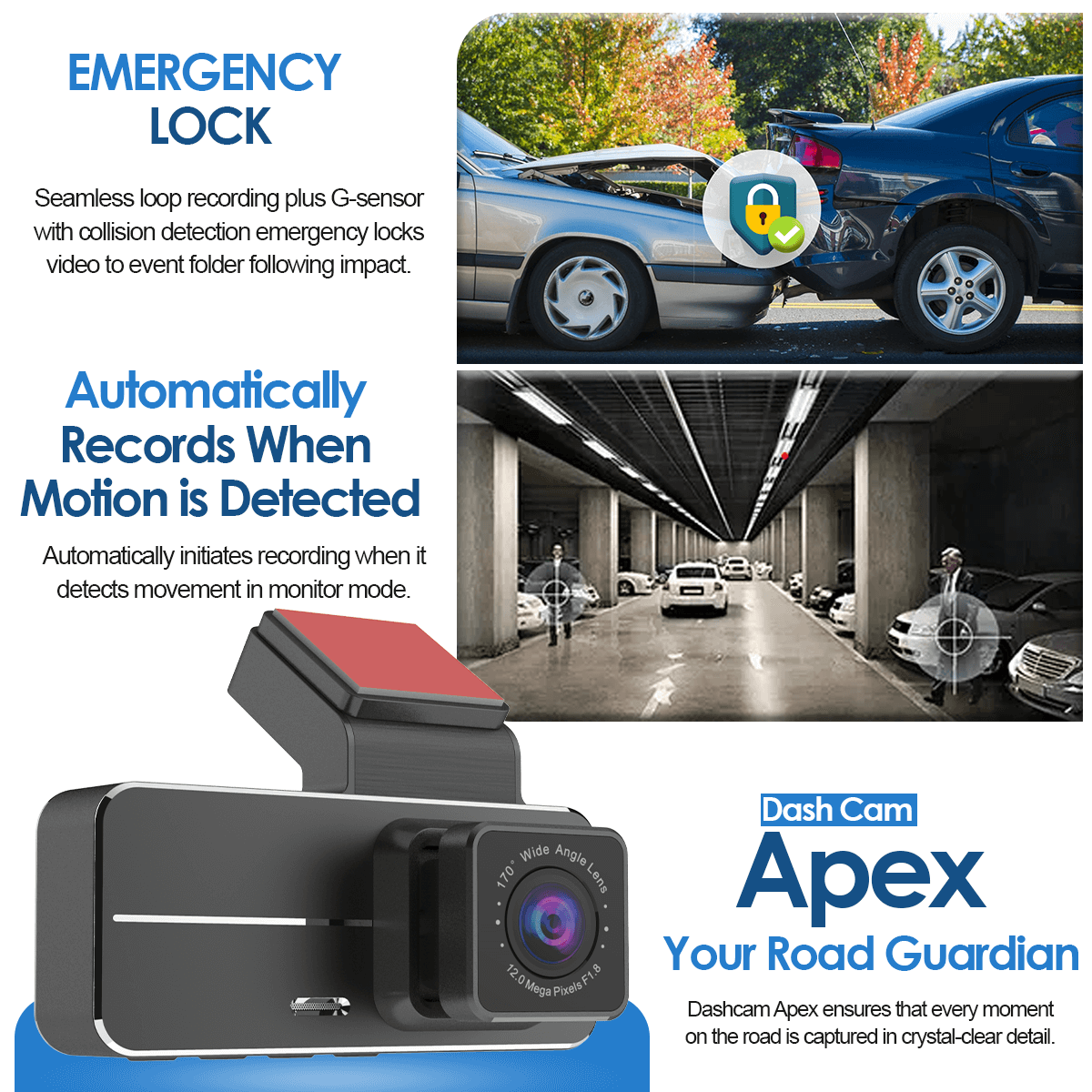 Dashcam Apex JDP1