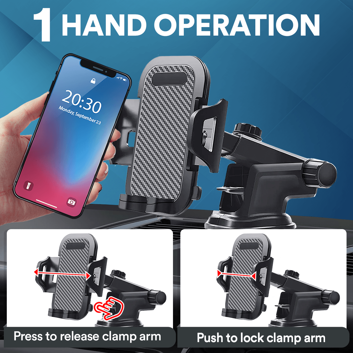 360° Rotation Car Phone Holder