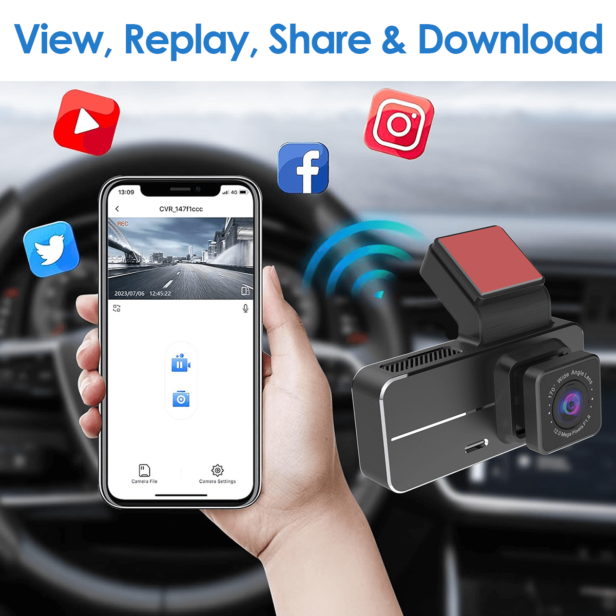 Dashcam Apex JDP3