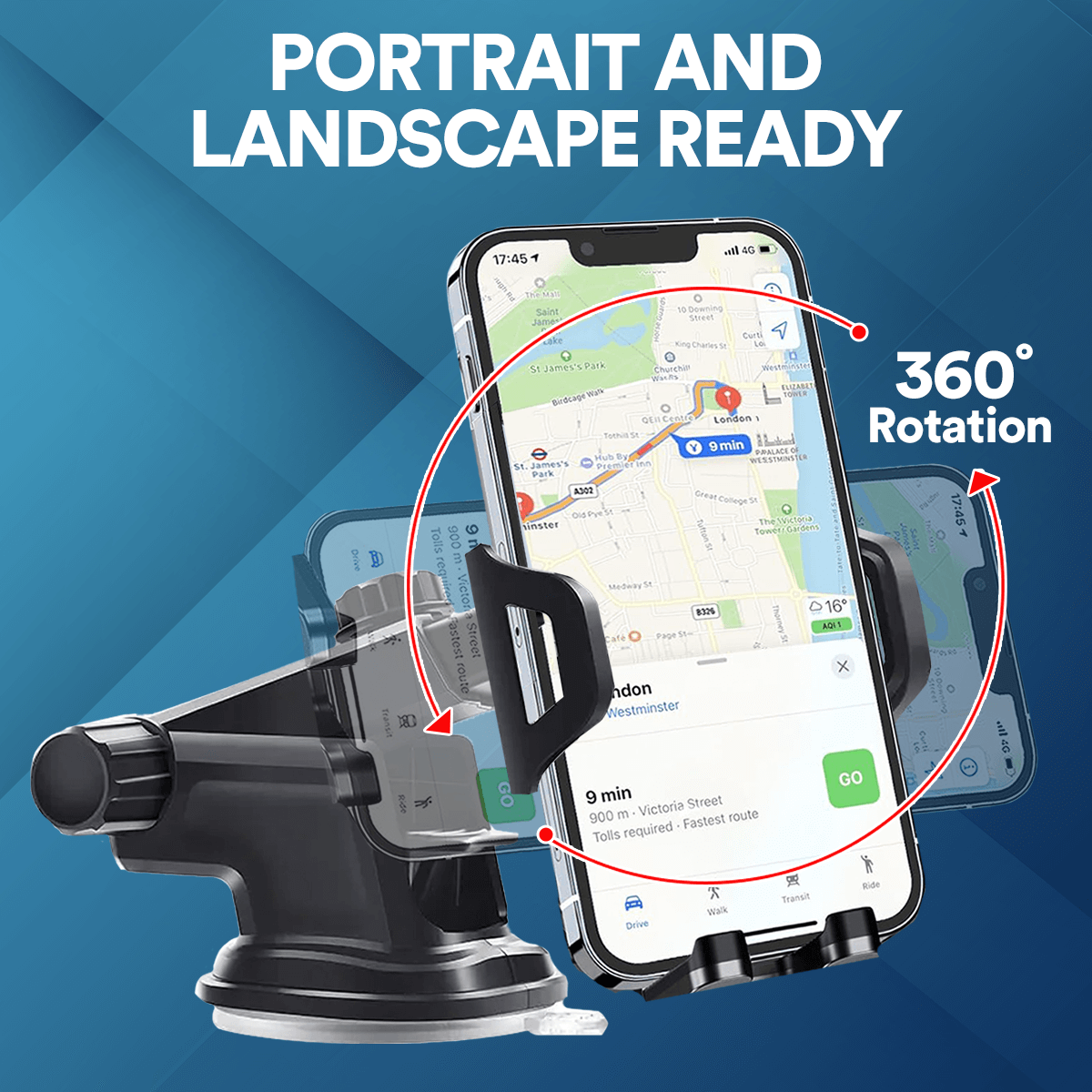 360° Rotation Car Phone Holder